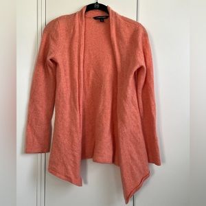 41 hawthorn 100% cashmere cardigan size M light coral color